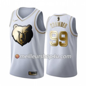 Maillot Basket Homme Memphis Grizzlies Jae Crowder 99 2019-20 Nike Blanc Golden Edition Swingman